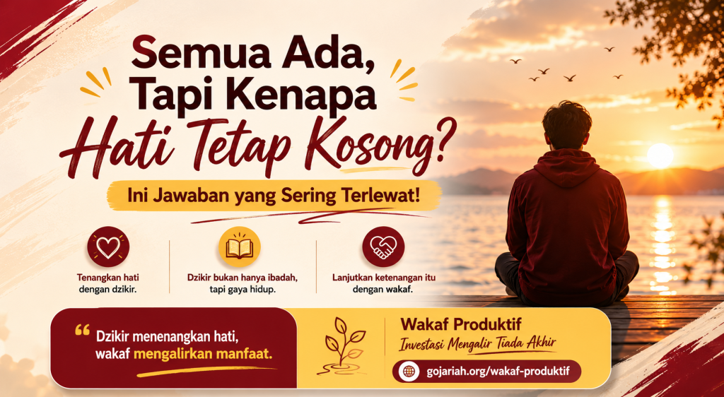 Semua Ada, Tapi Kenapa Hati Tetap Kosong? Ini Jawaban yang Sering Terlewat!