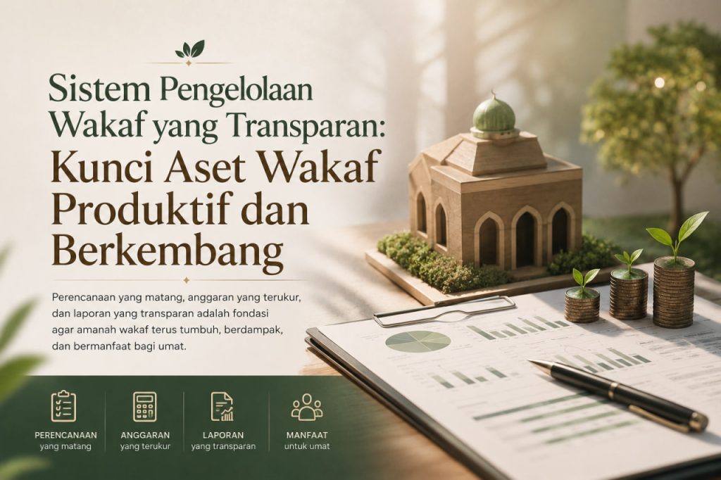 Sistem Pengelolaan Wakaf yang Transparan: Kunci Aset Wakaf Produktif dan Berkembang