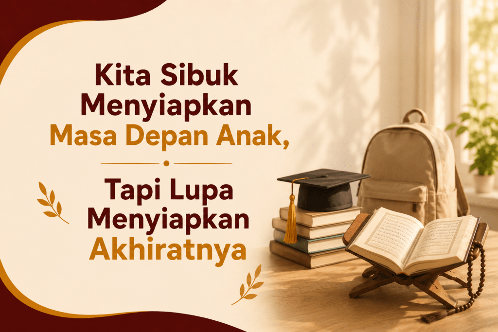 Kita Sibuk Menyiapkan Masa Depan Anak, Tapi Lupa Menyiapkan Akhiratnya