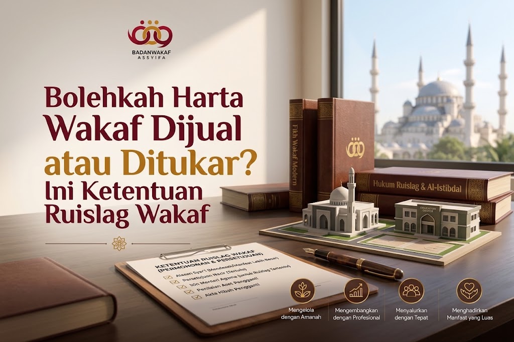 Bolehkah Harta Wakaf Dijual atau Ditukar? Ini Ketentuan Ruislag Wakaf