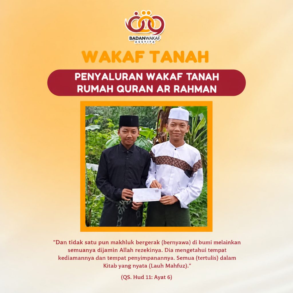 Wakaf Tanah untuk RQ Ar Rahman Kasomalang, Ikhtiar Menghadirkan Ruang Belajar Al-Qur’an bagi Masyarakat