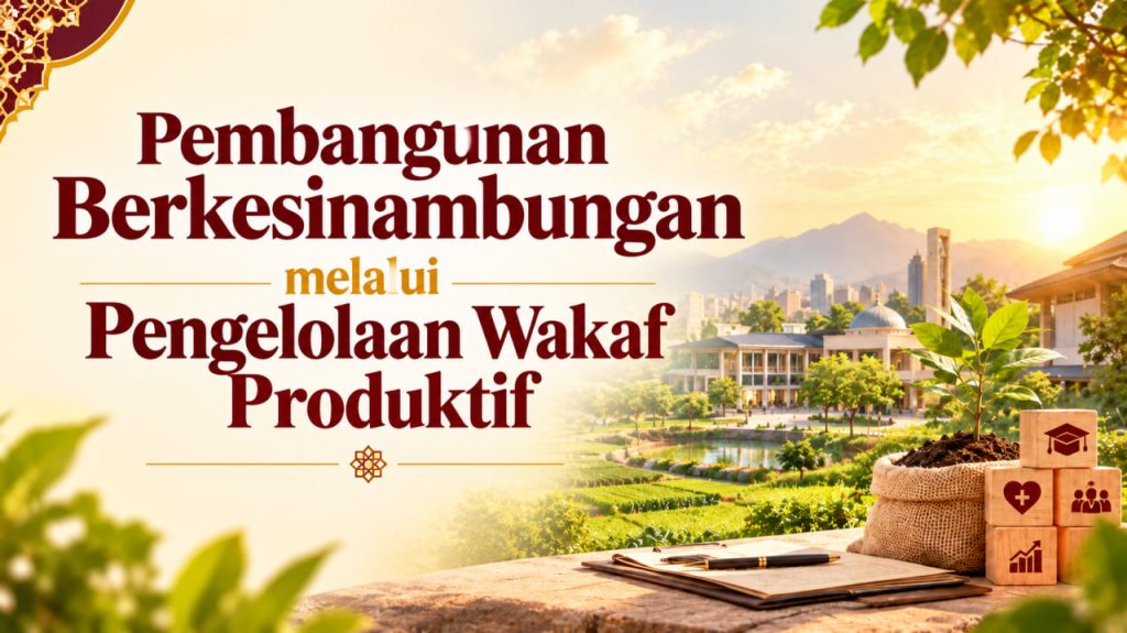 Pembangunan Berkesinambungan melalui Pengelolaan Wakaf Produktif