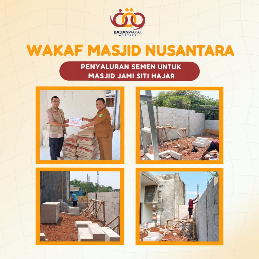 Wakaf Semen untuk Masjid Jami Siti Hajar, Ikhtiar Bersama Menghadirkan Tempat Ibadah yang Bermanfaat di Pegaden Wakaf Semen untuk Masjid Jami Siti Hajar, Ikhtiar Bersama Menghadirkan Tempat Ibadah yang Bermanfaat di Pegaden